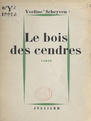 cover image of Le bois des cendres